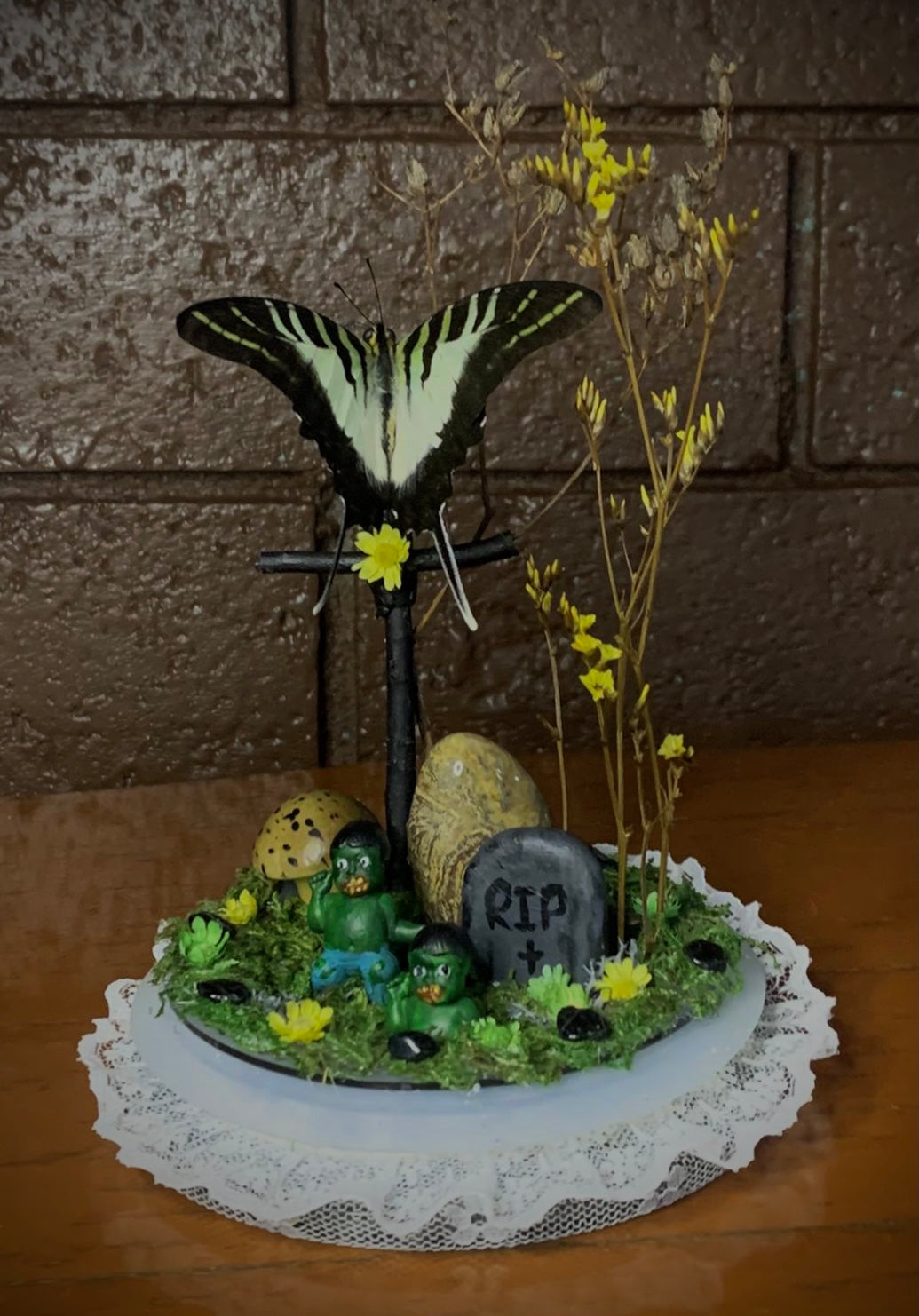 Zombie Butterfly Dome with (Graphium euphrates)