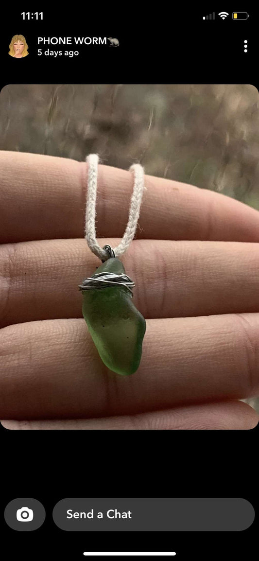 Sea Glass (Green) Necklace